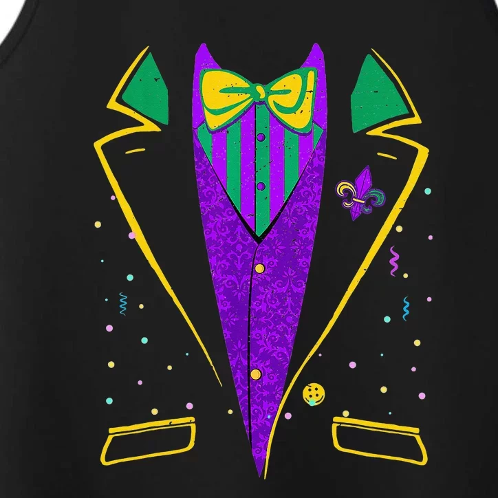 Mardi Gras Tuxedo Costume Carnival Parade Performance Tank