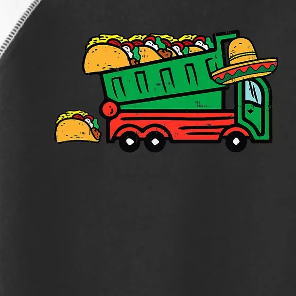 Mexican Garbage Truck Tacos Cinco De Mayo Toddler Fine Jersey T-Shirt