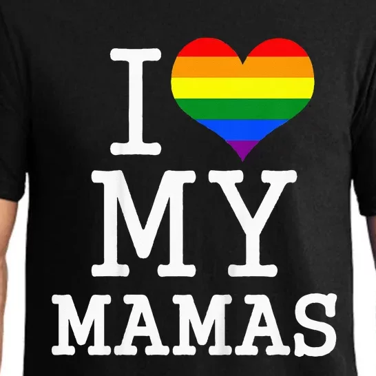 My Gay Two Moms Baby Clothes I Love My Mamas Mothers Day Pajama Set