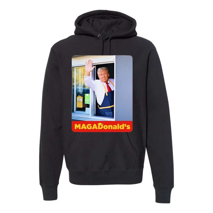 Magadonalds Gift Trump Funny Premium Hoodie