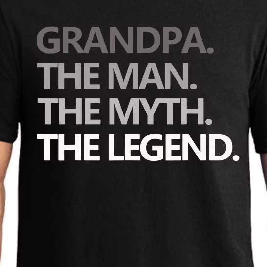 Men GRANDPA THE MAN THE MYTH THE LEGEND Men Gift Fathers Day Pajama Set