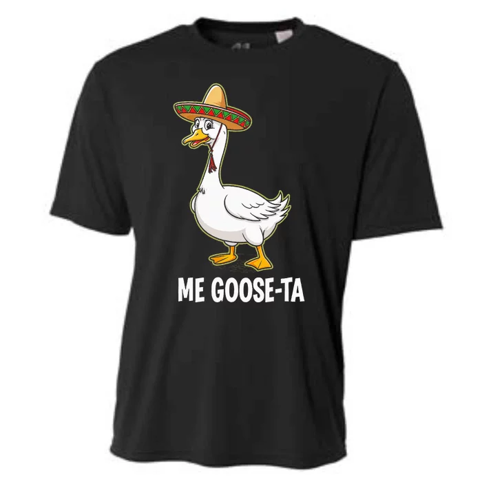 Me Goose Ta Goose Pun Fiesta Humor Geese Party Cooling Performance Crew T-Shirt