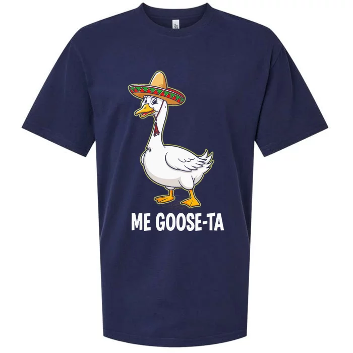 Me Goose Ta Goose Pun Fiesta Humor Geese Party Sueded Cloud Jersey T-Shirt