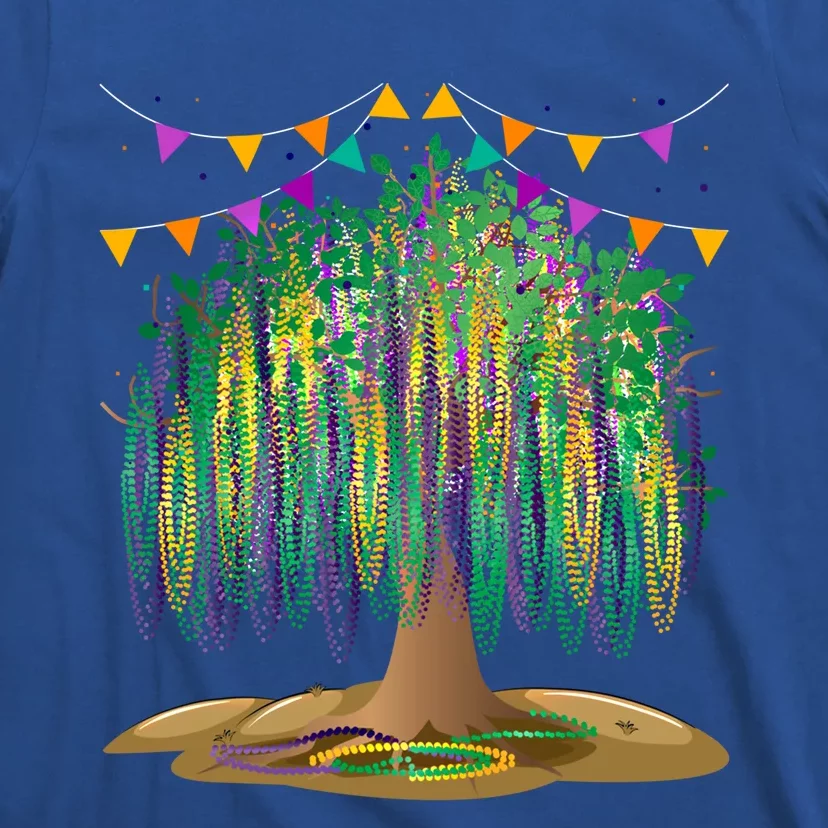 Mardi Gras Tree Beads New Orleans Funny Carnival Party Gift T-Shirt