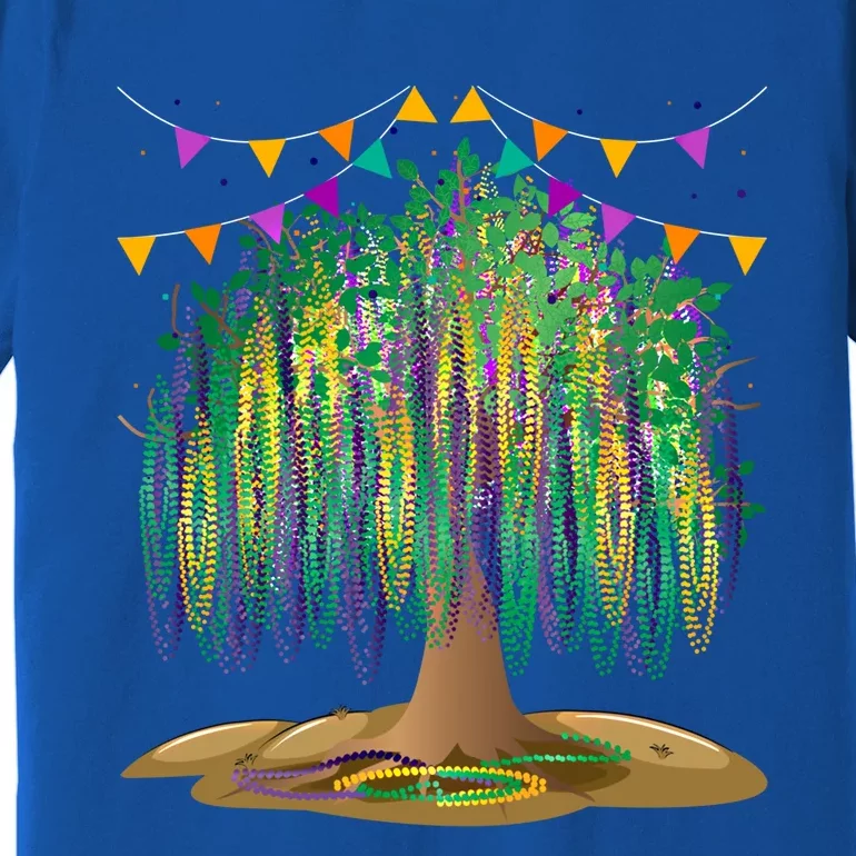 Mardi Gras Tree Beads New Orleans Funny Carnival Party Gift Premium T-Shirt