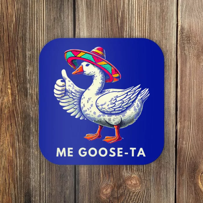 Me Goose Ta Mexican Spanish Goose Pun Coaster