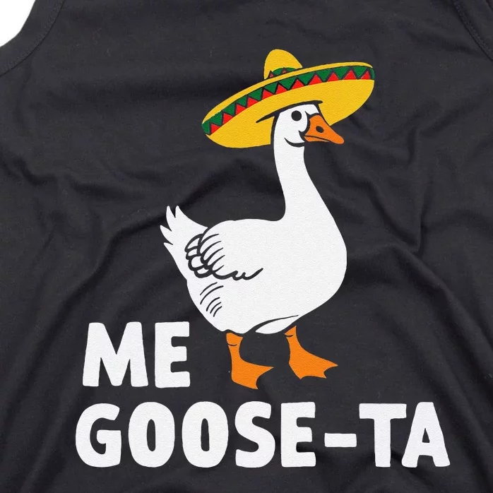 Me Goose Ta Goose Fiesta Humor Pun Mexican Party Gift Tank Top