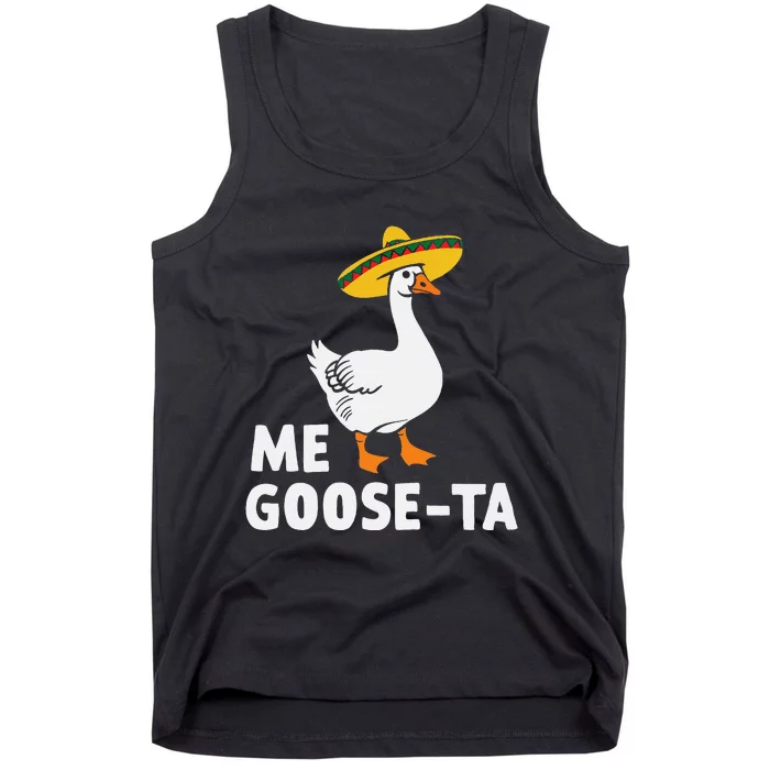 Me Goose Ta Goose Fiesta Humor Pun Mexican Party Gift Tank Top