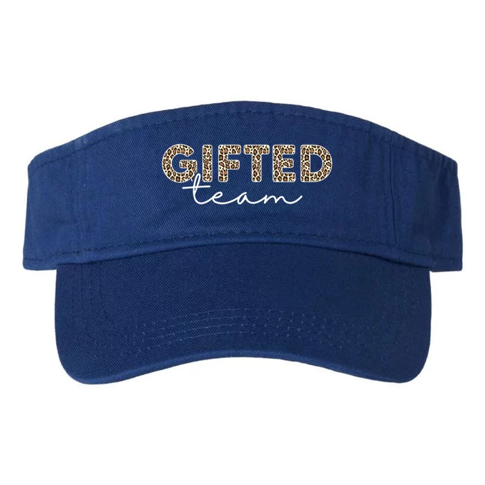 Matching Gifted Team Teacher Education Team School Squad Gift Valucap Bio-Washed Visor