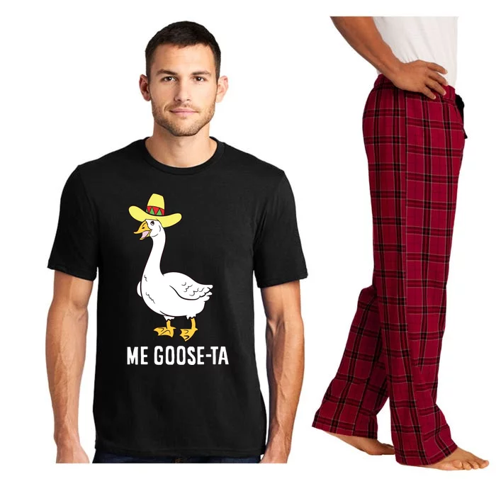 Me Goose Ta Mexican Funny Spanish Goose Pun Pajama Set