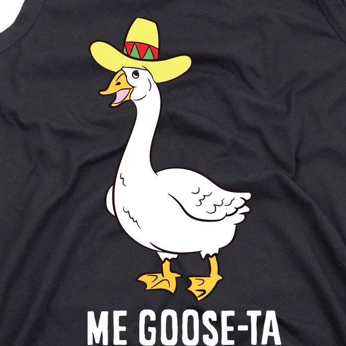 Me Goose Ta Mexican Funny Spanish Goose Pun Tank Top