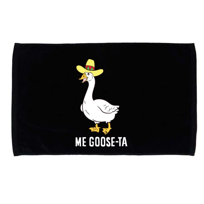 Me Goose Ta Mexican Funny Spanish Goose Pun Microfiber Hand Towel