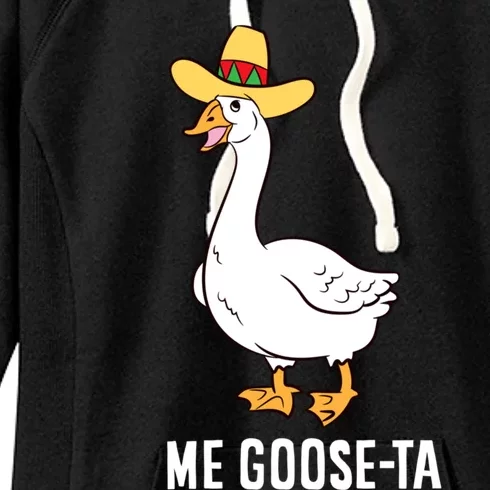 Me Goose Ta Mexican Funny Spanish Goose Pun Women's Fleece Hoodie