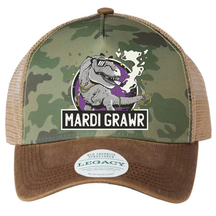 Mardi Grawr T Rex Legacy Tie Dye Trucker Hat