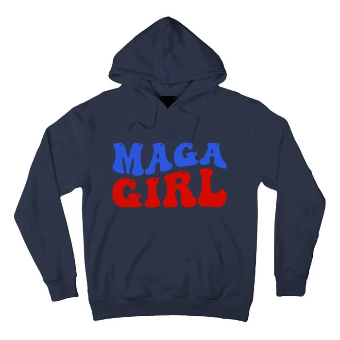 Maga Girl Trump 2024 Tall Hoodie