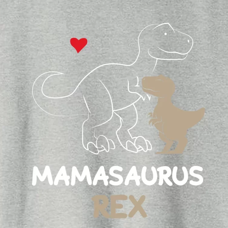 Mamasaurus Gift T Rex Mama Saurus Dinosaur Mom Gift Meaningful Gift Women's Crop Top Tee