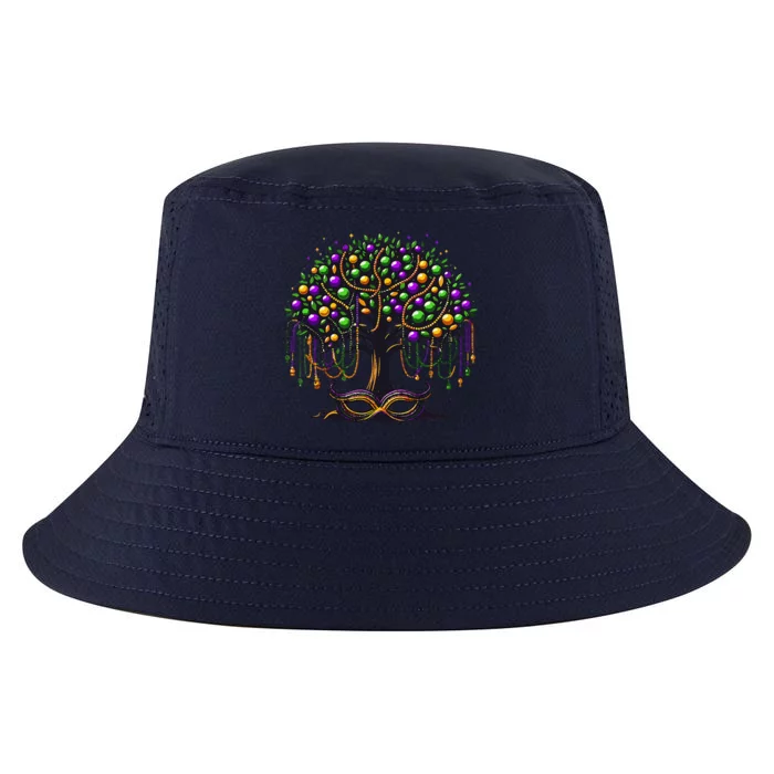 Mardi Gras Tree Beads New Orleans 2024 Festival Bead Cool Comfort Performance Bucket Hat