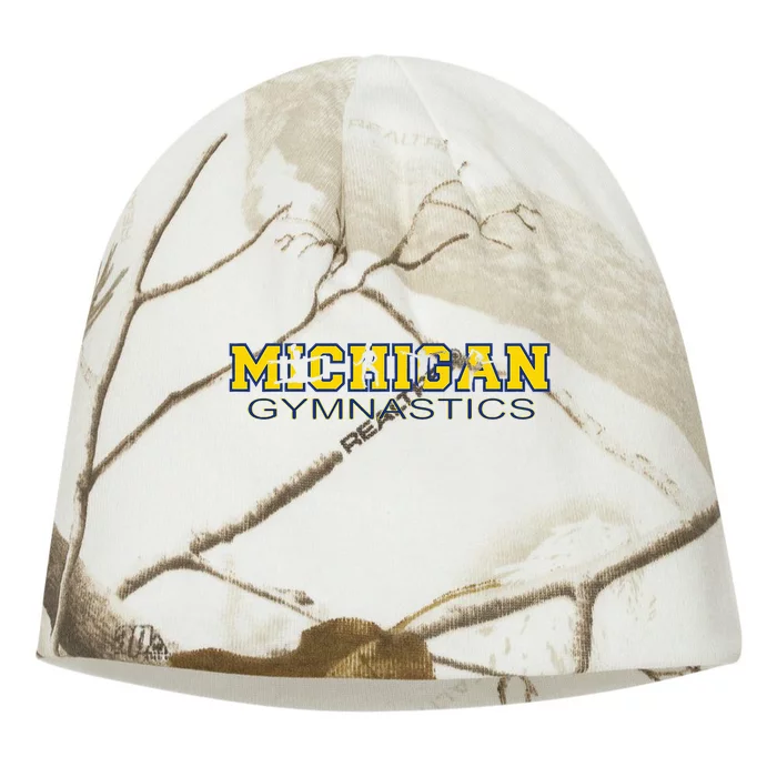 Michigan Gymnastics Tumbling Gear Gymnast Dance Kati - Camo Knit Beanie