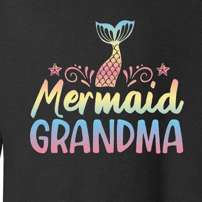 Mermaid Grandma Underwater Grandmother Myth Folklore Toddler Sweatshirt