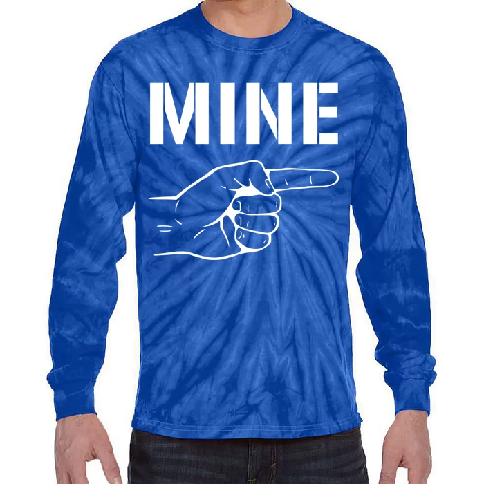 Mine Gift Valentine's Day Gift Tie-Dye Long Sleeve Shirt