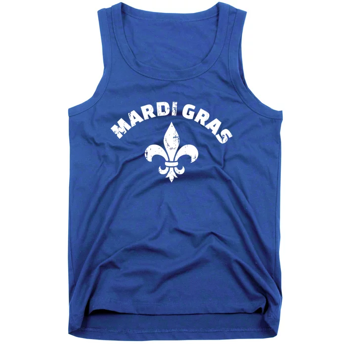 Mardi Gras Vintage Fleur De Lis Gift Tank Top