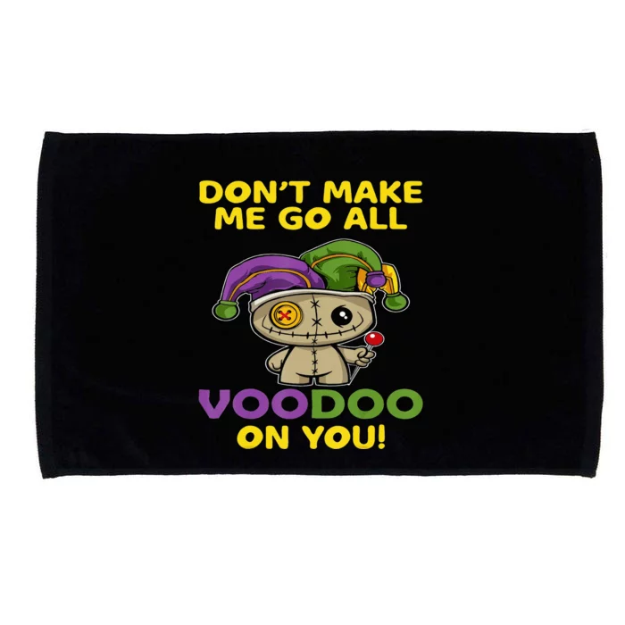 Mardi Gras Voodoo Doll Funny Jester Masquerade Microfiber Hand Towel