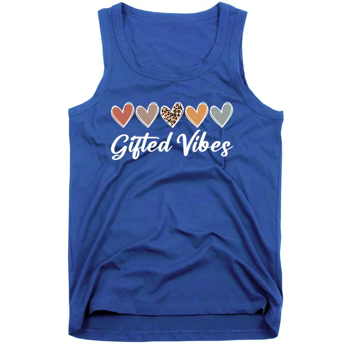 Matching Gifted Vibes Teacher Education Team School Squad Great Gift Tank Top