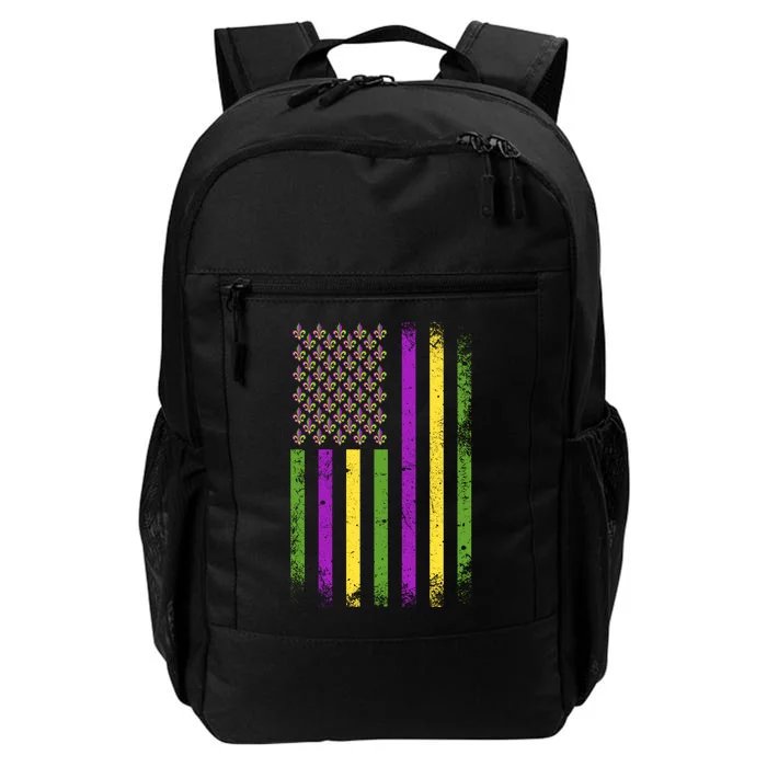 Mardi Gras Vintage Flag Celebration Daily Commute Backpack