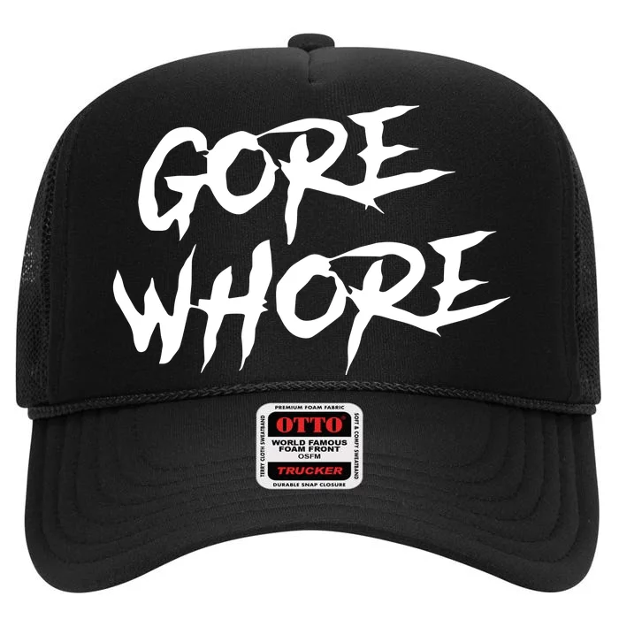 Metal Gore Whore High Crown Mesh Trucker Hat