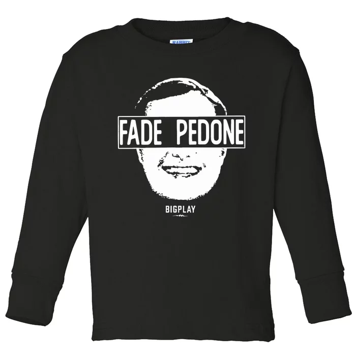 Mcneil Grady Wearing Fade Pedone Toddler Long Sleeve Shirt