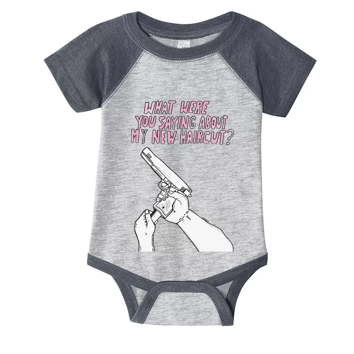 Matt Gray What Were Saying About My New Haircut Infant Baby Jersey Bodysuit