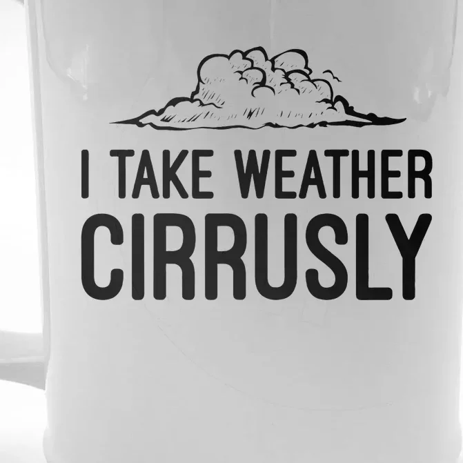 Meteorologist Gift Weather Meteorology Front & Back Beer Stein