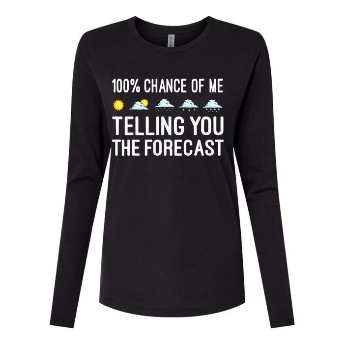 Meteorology Gift Weather Enthusiasts Cool Weatherman Womens Cotton Relaxed Long Sleeve T-Shirt