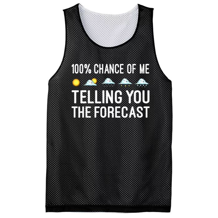 Meteorology Gift Weather Enthusiasts Cool Weatherman Mesh Reversible Basketball Jersey Tank