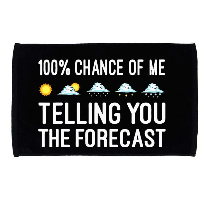 Meteorology Gift Weather Enthusiasts Cool Weatherman Microfiber Hand Towel