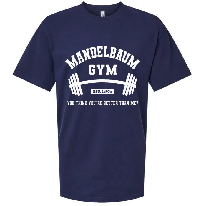 Mandelbaum Gym You Think YouRe Better Than Me Sueded Cloud Jersey T-Shirt