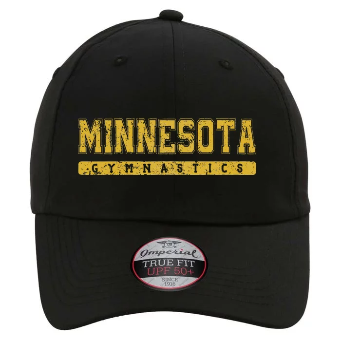 Minnesota Gymnastics Yellow Vintage Text The Original Performance Cap