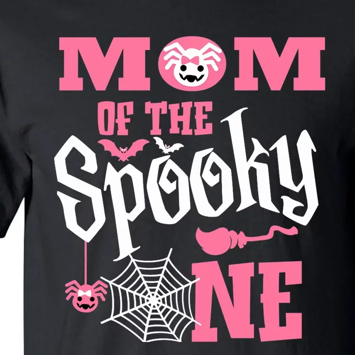 Mom Halloween 1st Birthday Matching Family Spooky One Girl Tall T-Shirt