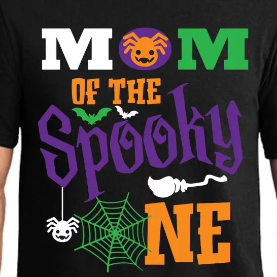 Mom Halloween 1st Birthday Matching Family Spooky One Boy Pajama Set