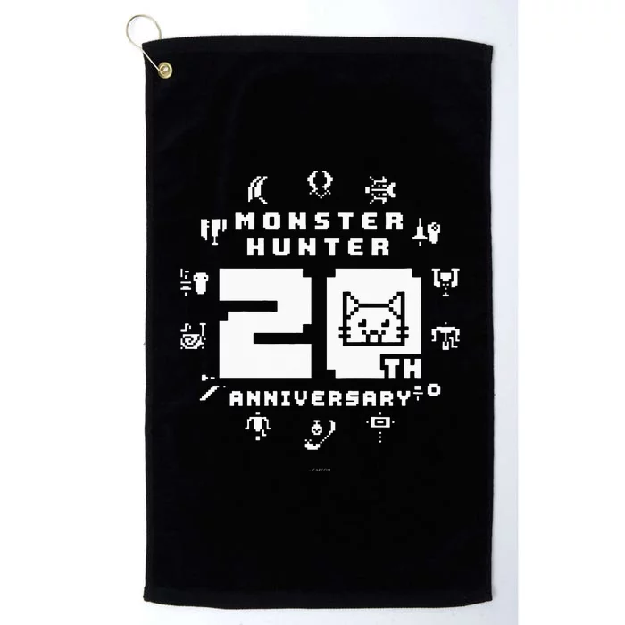 Monster Hunter 20th Anniversary Cute Logo (A) Platinum Collection Golf Towel