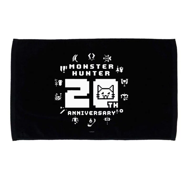 Monster Hunter 20th Anniversary Cute Logo (A) Microfiber Hand Towel