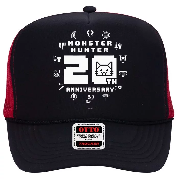 Monster Hunter 20th Anniversary High Crown Mesh Trucker Hat