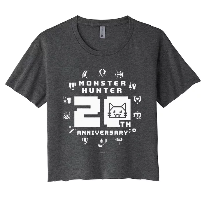 Monster Hunter 20th Anniversary Women's Crop Top Tee