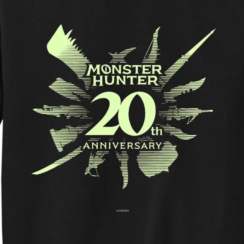 Monster Hunter 20th Anniversary Logo (C) Tall Sweatshirt