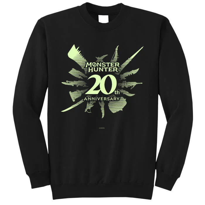 Monster Hunter 20th Anniversary Logo (C) Tall Sweatshirt