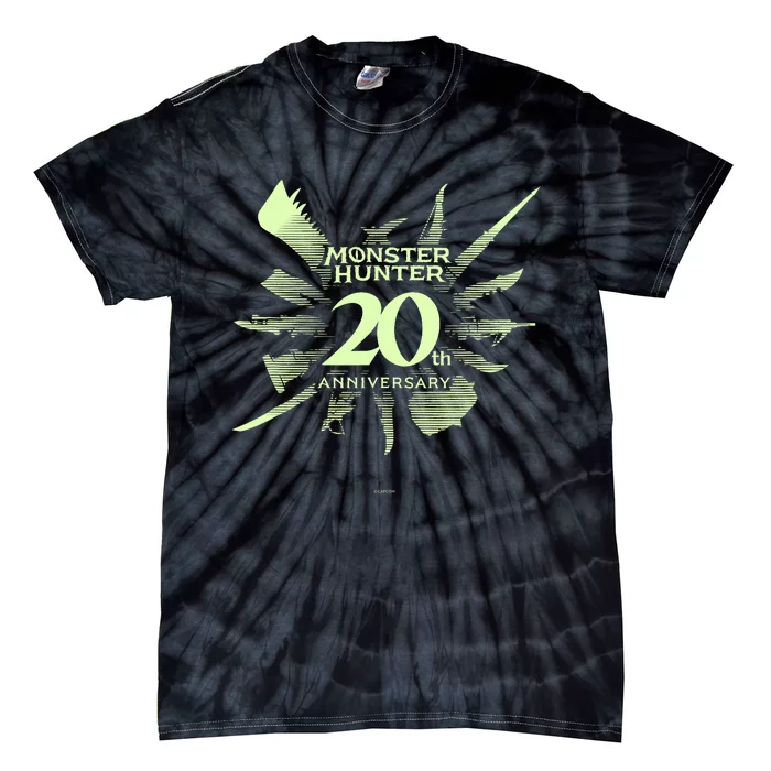 Monster Hunter 20th Anniversary Logo (C) Tie-Dye T-Shirt