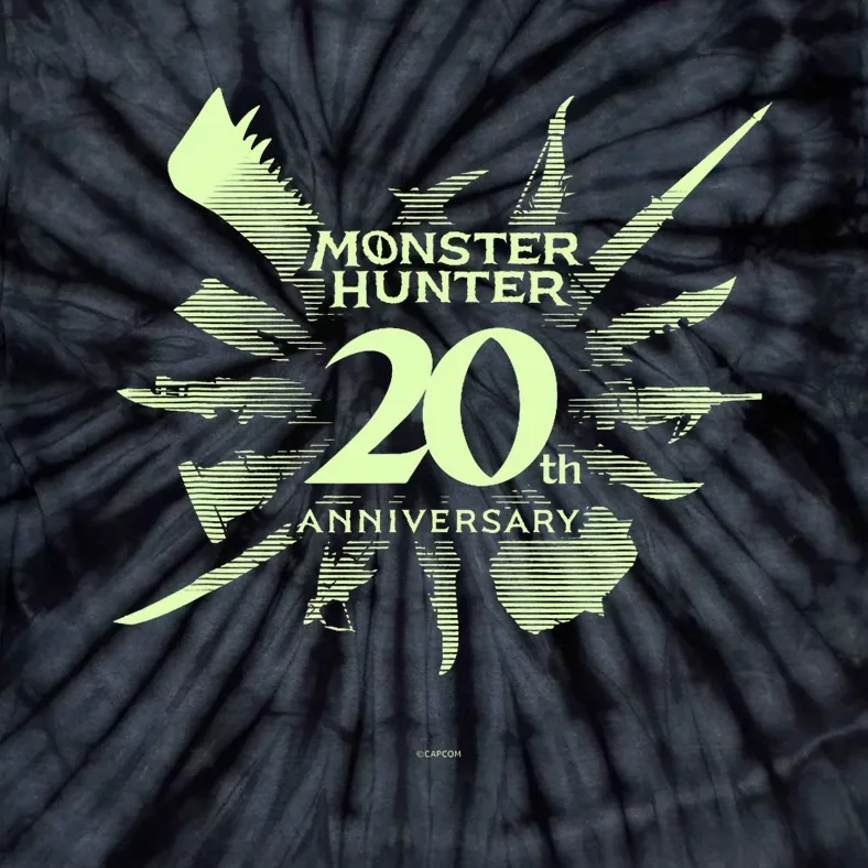 Monster Hunter 20th Anniversary Logo (C) Tie-Dye T-Shirt