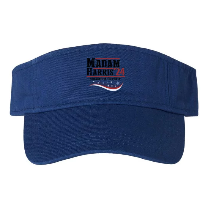 Madam Harris 2024 President For The People Valucap Bio-Washed Visor