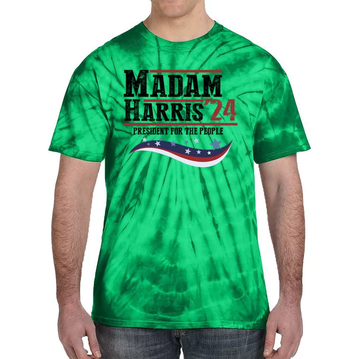 Madam Harris 2024 President For The People Tie-Dye T-Shirt