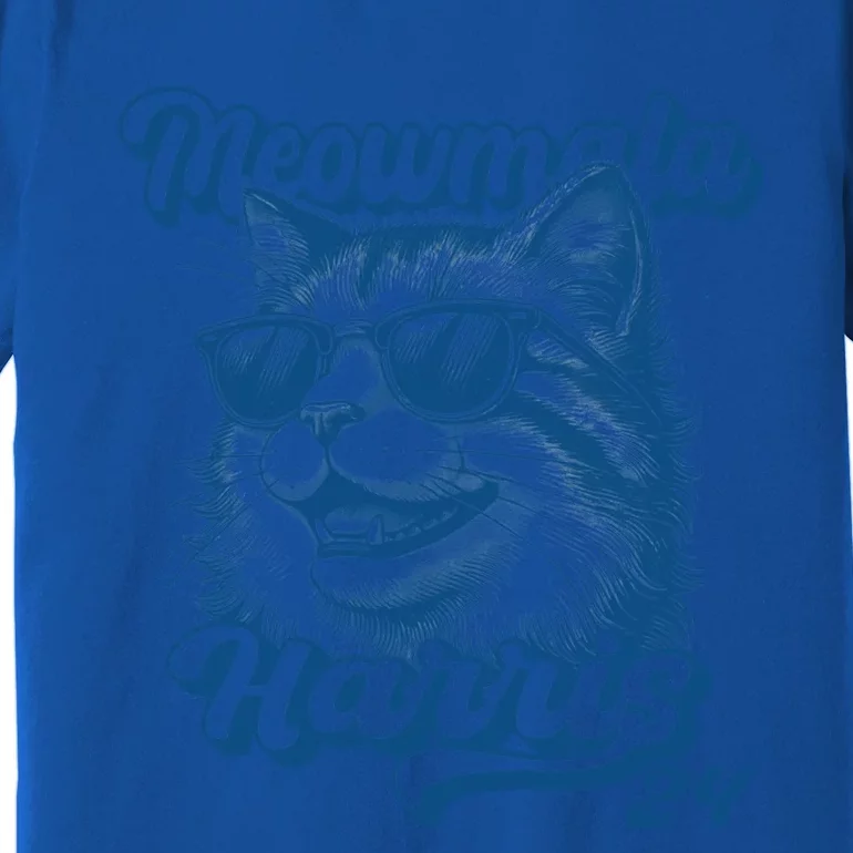 Meowmala Harris 2024 Funny Cat Lady Vote Gift Premium T-Shirt